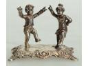 Серебряная миниатюра Танцующие дети. Германия.
