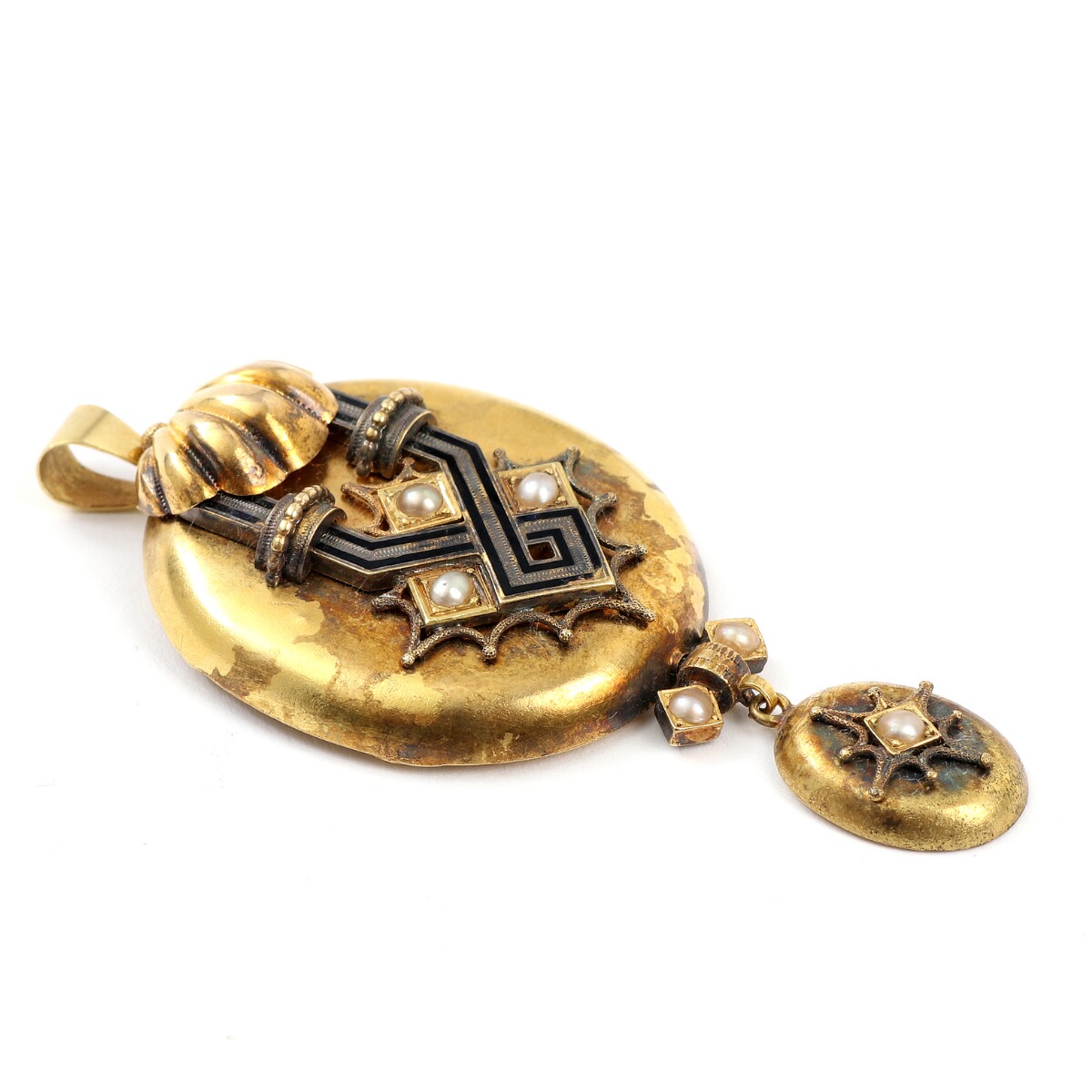 Подвеска, 585 пр, 11,3 гр, 6,6 х 3,5 см. - SilverRoom.ru