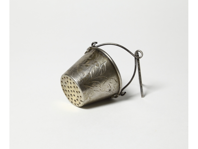Ситечко на носик чайника, 3 х 3,7 см, г. Баку, 1960 г, 875 пр, 19 гр ...