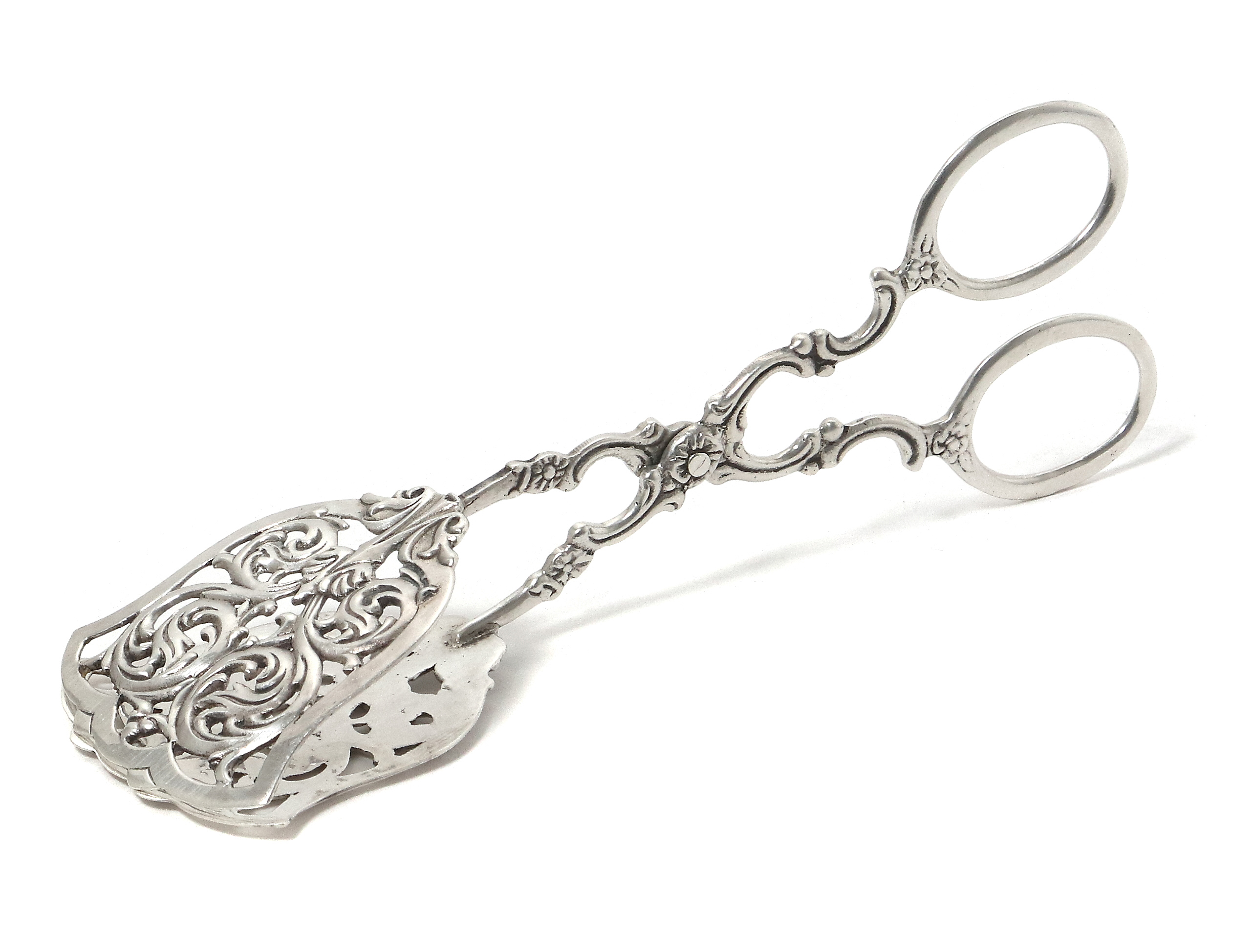 Серебряные кондитерские щипцы. Швеция, 1954 год - SilverRoom.ru