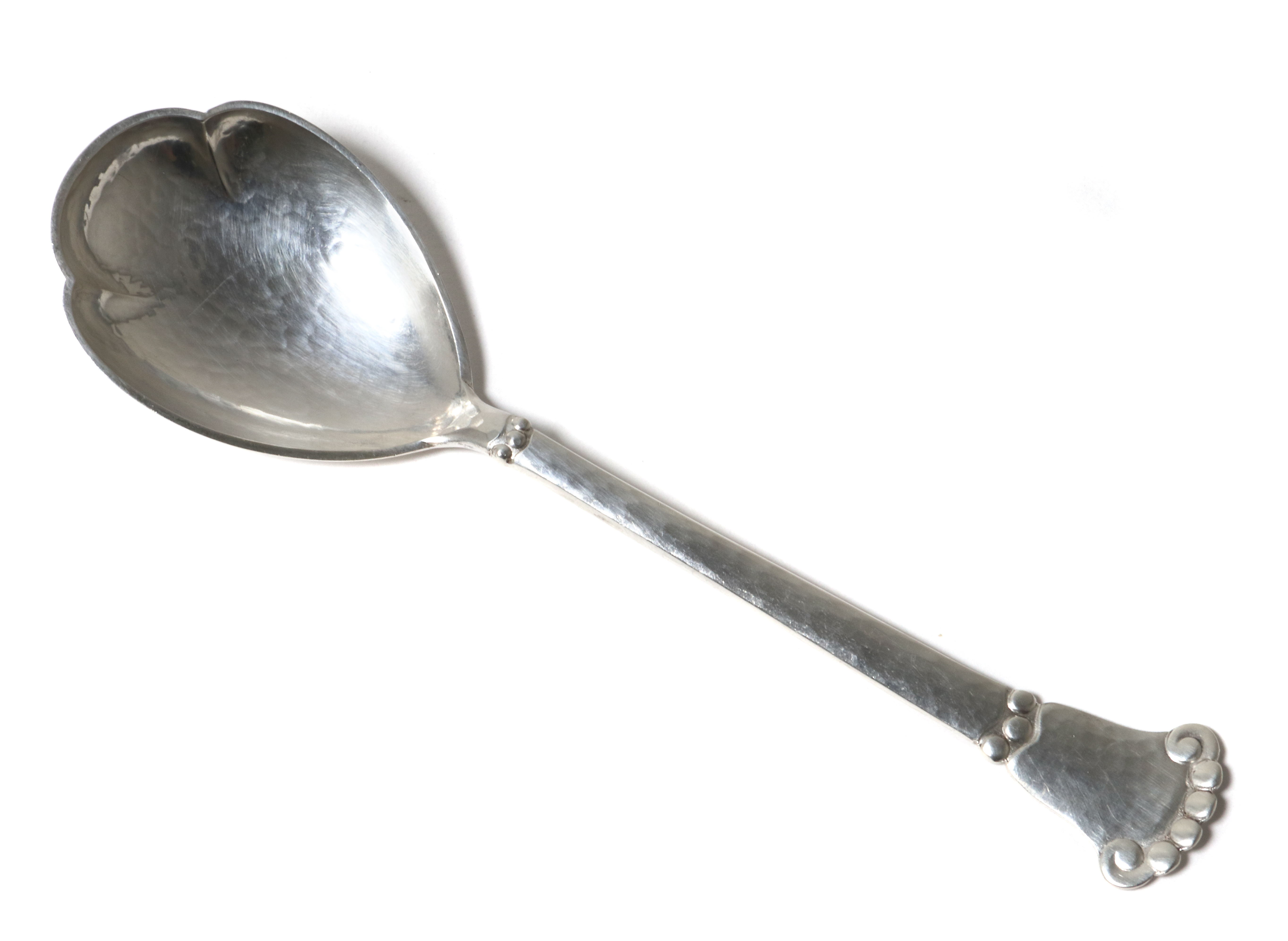 Серебряная сервировочная ложка. Дания, 1924 год. - SilverRoom.ru
