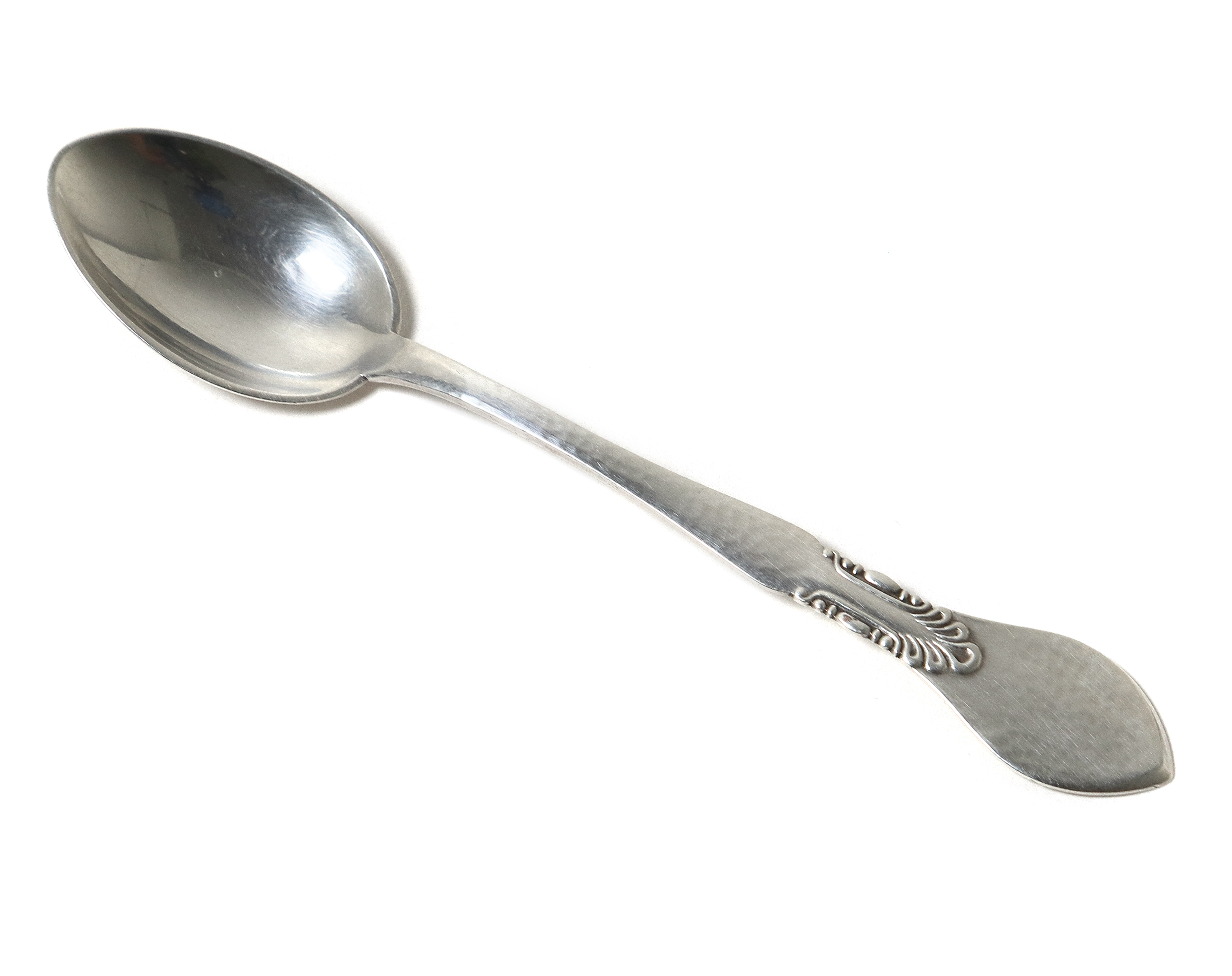 Небольшая серебряная чайная ложка. Дания, 1925 год. - SilverRoom.ru