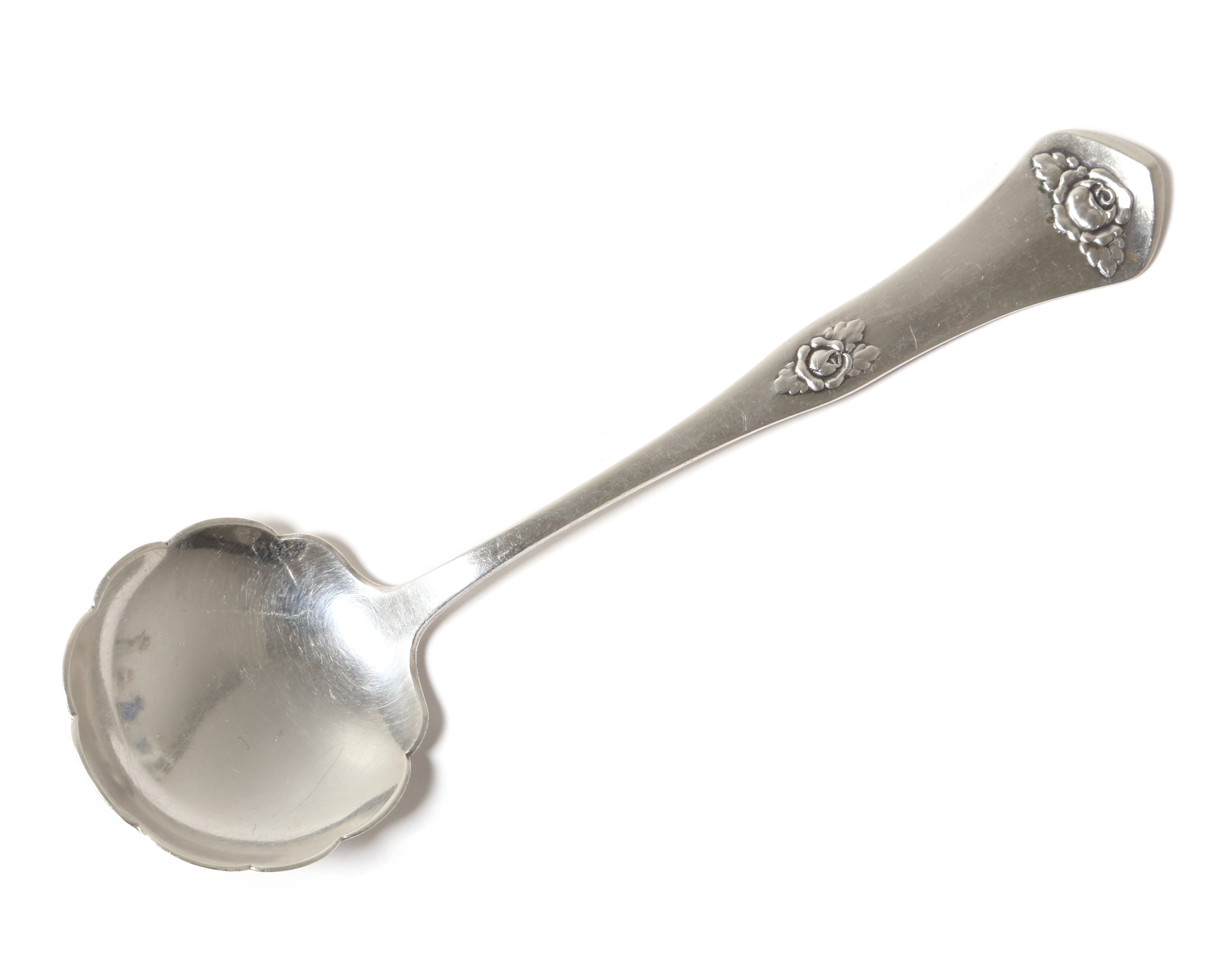 Серебряная сервировочная ложка. Дания, 1918 год. - SilverRoom.ru
